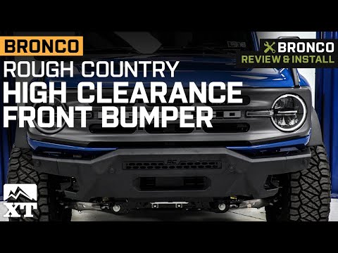2021-2023 Bronco Rough Country High Clearance Front Bumper Review & Install