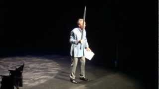 Sir Ian McKellen - Gandalf vs Balrog scene, Tauranga Baycourt Theatre 2012