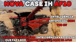 Case IH AF10: colheitadeira de 775 CV com inteligência artificial
