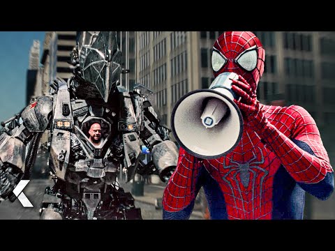 Rhino vs. Spider-Man Ending Fight Scene - The Amazing Spider-Man 2 | Andrew Garfield
