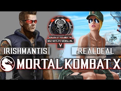 IrishMantis vs RealDeal (FAMILY FEUD!) - Destroyer's Invitational 5: Qualifier 2 - MKX