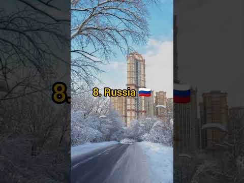 Top 10 Countries with the highest snowfall in the world #top10 #shorts #snowfall #switzerland