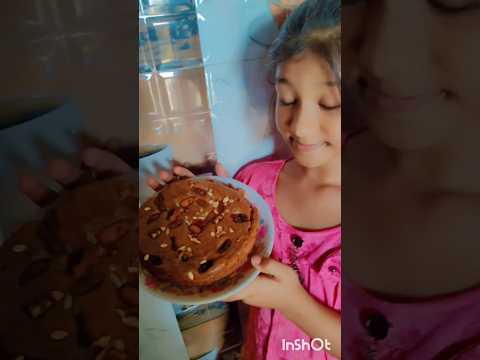 #chocolatecake #schoolproject #madebydaughter#friends #followers #goodmorning #tasty