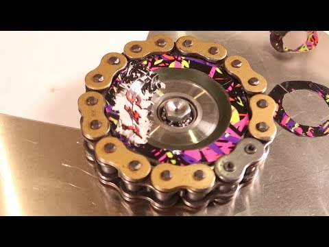 Fidget spinnerin rakennus ja teippaus
