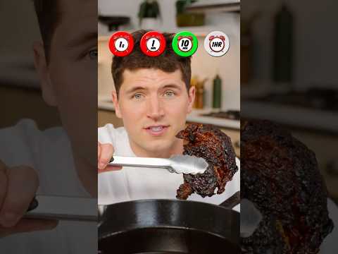 1 Second vs 1 Hour Steak
