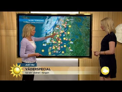 Jippie! Så länge stannar värmeböljan - Nyhetsmorgon (TV4)