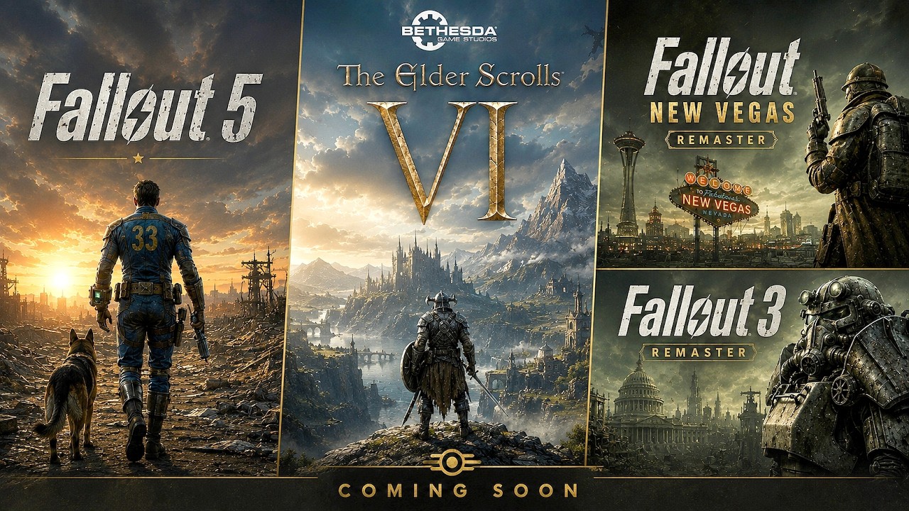 Fallout 5 Official Reveal, The Elder Scrolls 6, Fallout New Vegas Remaster & Bethesda Roadmap