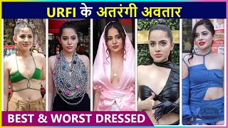 Urfi Javed's Most Unique & Controversial Outfits | Best & Worst Dressed