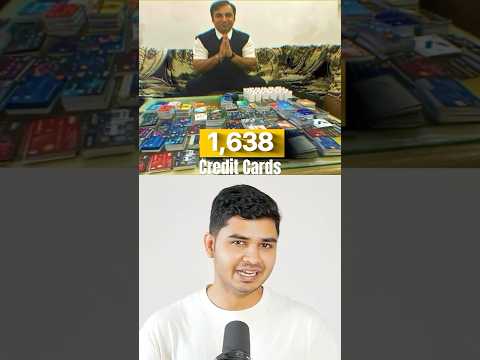 1638 Credit Cards 🤯  | Guinness World Record #finanjo #creditcards #guinessrecords #personalfinance