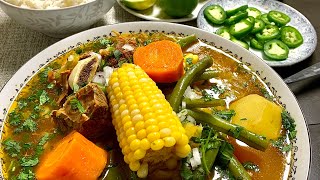 Honduran Beef Soup 🐄 🇭🇳 😋 | Ktrachos Snacks and More