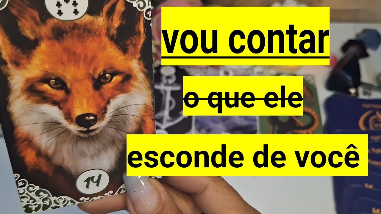 Vou te contar O que essa pessoa tá passando na vida dela e esta te esconde... vem comigo...