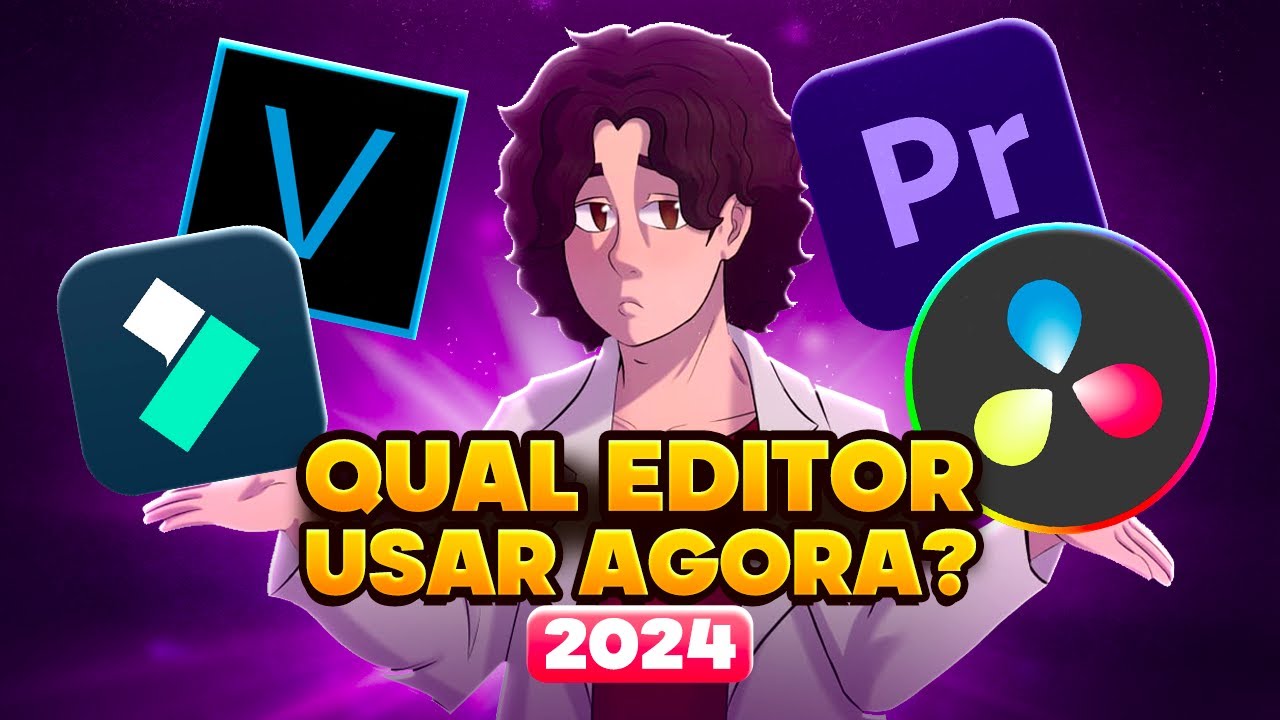 MELHORES EDITORES DE VÍDEO PARA PC EM 2024! (Grátis, Iniciante e Profissionais)