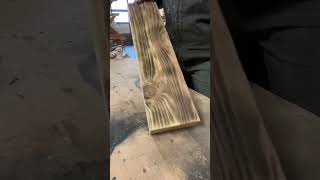 DIY Torch Technique on Wood #diy #rustichome #woodworking #howto #wood #tips #tricks