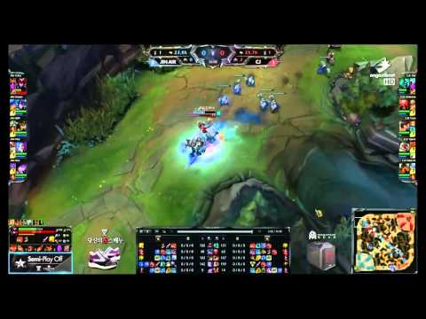 CJ Entus Shy Hecarim Outplay on Jin Air Trace