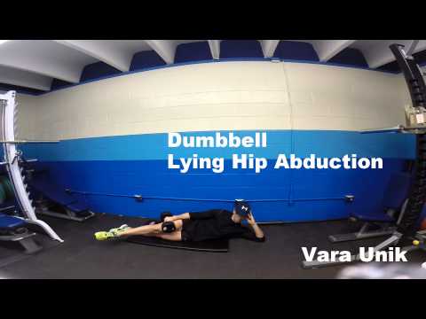 Dumbbell Lying Hip Abduction