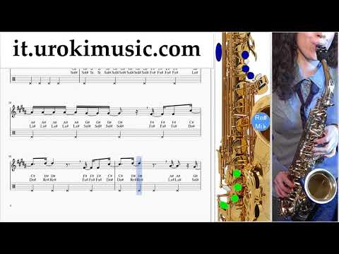 Lezioni di Sassofono Tenore Shawn Mendes - Youth ft. Khalidе Tutorial Spartito um-ih276