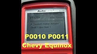 2011 Chevrolet Equinox P0010 P0011, Stalling Randomly - VVT Solenoid Replacement - Easy DIY