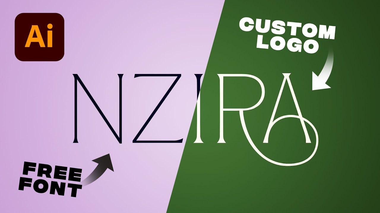 Customizing type for logos