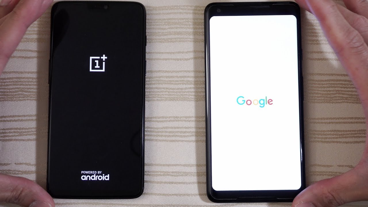 OnePlus 6 vs Google Pixel 2 XL - Speed Test!