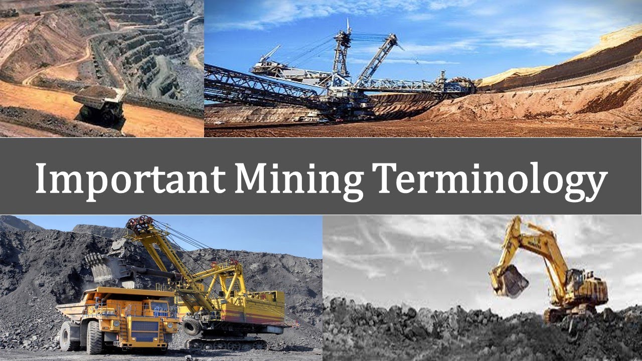 Mining Terminology | Important terms in Mining explained