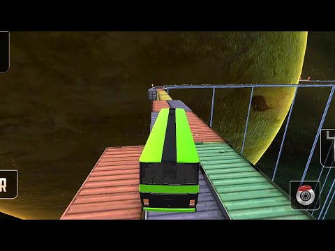Impossible Bus Stunt Driving Android Gameplay | 99.9% Impossible Bus Game
