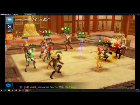 Marvel Strike Force counter to Black Bolt and Sinister Arena Defenses.