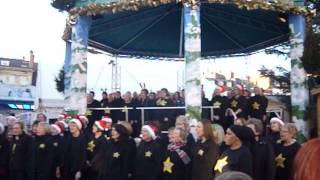 Rock Choir Northamptonshire - Oh Happy Day - Christmas 2012 in Northampton Market Square