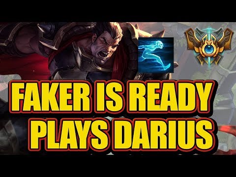 Faker Is Ready Plays Darius Mid - SKT T1 Faker Playing Soloq Darius