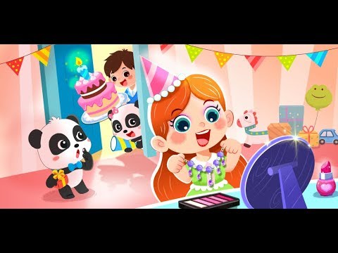 Little panda's birthday party Video
