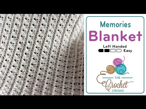 Left Hand Crochet for Beginners Baby Blanket Pattern The Crochet Crowd