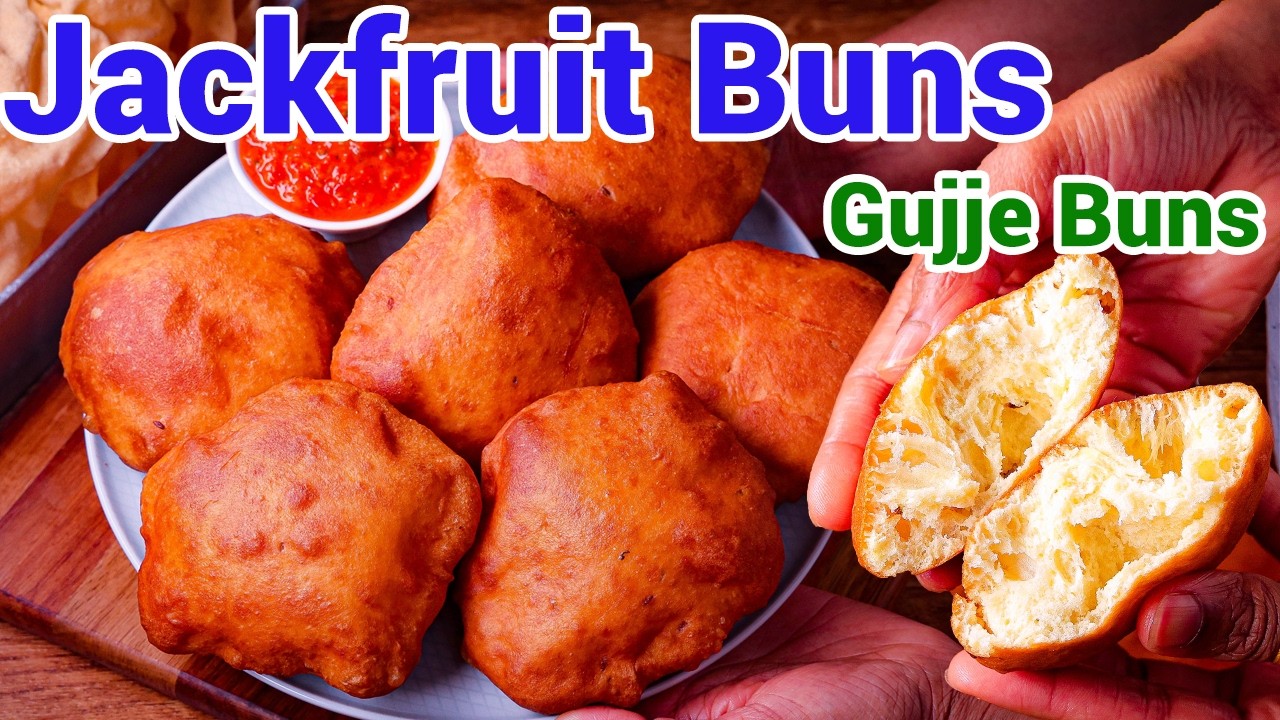 Jackfruit Buns Recipe | Mangalore Special Banana Buns Style Jackfruit Buns Recipe | Kathal Ki Poori