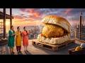 Giant Vada Pav By CRANE 200 Hungry Mumbai Workers ️ ️ Fantasy