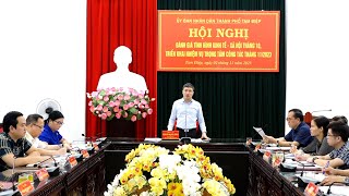 Hội nghị giao ban đánh giá tình hình kinh tế xã hội tháng 10, triển khai nhiệm vụ trọng tâm công tác tháng 11/2023