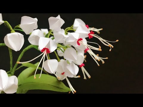 ABC TV | How To Make Bleeding Heart Vine Paper Flower With Shape Punch - Craft Tutorial