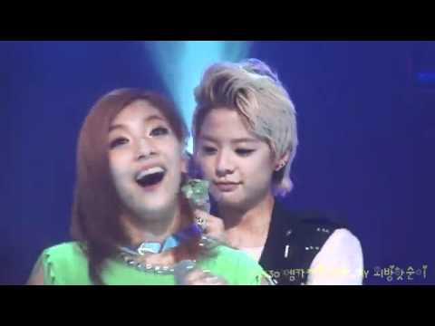 [Fancam] 110630 f(Amber, Luna) - M!CountDown Encore