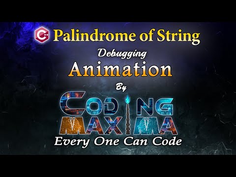 Cpp Palindrome Of String Cpp Programming Coding Maxima Coding Animations Debugging