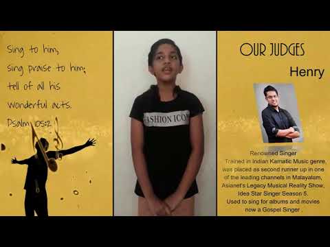 സ്തുതിക്കാം ഹല്ലേലുയ്യാ Vocal Quest 2020 SH#357 Grace Prince