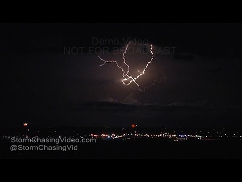 Intense Lightning fills the sky on the south side of the Twin Cities Metro - 9/20/2016