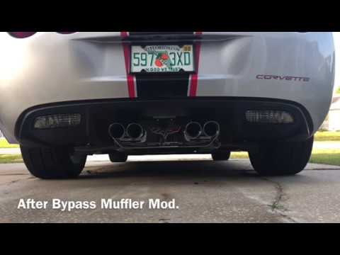 2007 Corvette exhaust/muffler mod