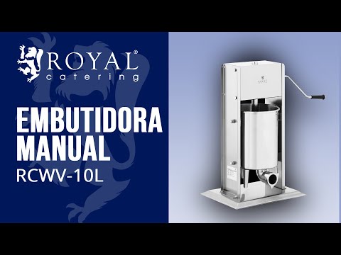 vídeo - Embutidora manual - vertical - 10 L