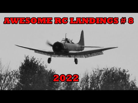 AWESOME RC LANDINGS - WW2 BOMBERS & TRANSPORT ETC # 8 - 2022