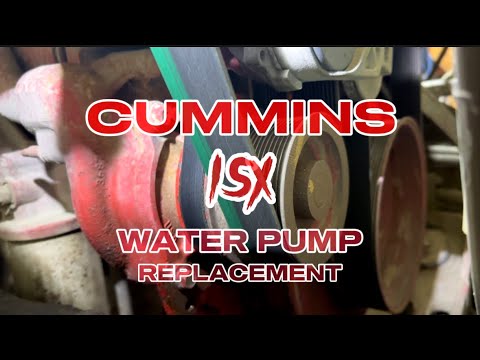 Cummins ISX Water Pump Replacement