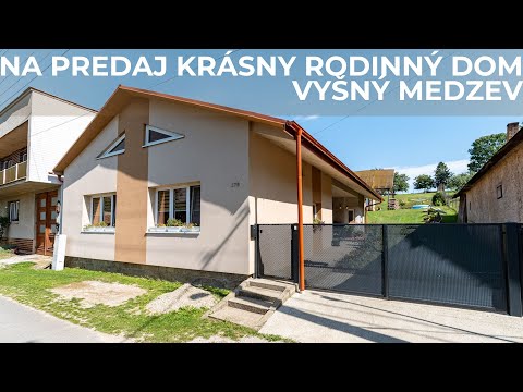 NA PREDAJ ZREKONŠTRUOVANÝ RODINNÝ DOM V NÁDHERNOM PROSTREDÍ | POZEMOK 1916m2 | VYŠNÝ MEDZEV