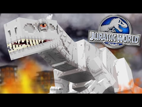 TheGamingBeaver - WE HAVE INDOMINUS REX!!! - Jurassic World Minecraft DLC | Ep3