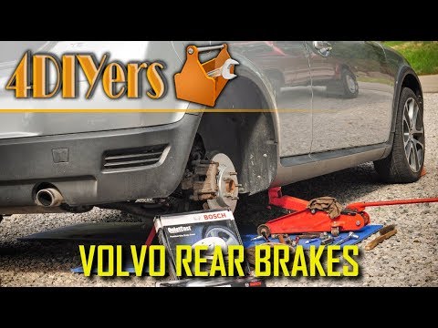 How to Replace the Rear Brakes on a Volvo C30 S40 V50 C70