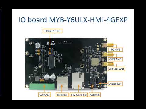 MYIR's $99 NXP i.MX 6UL / 6ULL based HMI Display Panel - YouTube