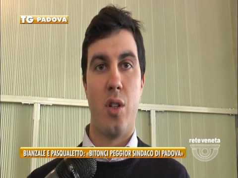 TG PADOVA (25/01/2017) - BIANZALE E PASQUALETTO: «BITONCI IL PEGGIOR SINDACO DI PADOVA»