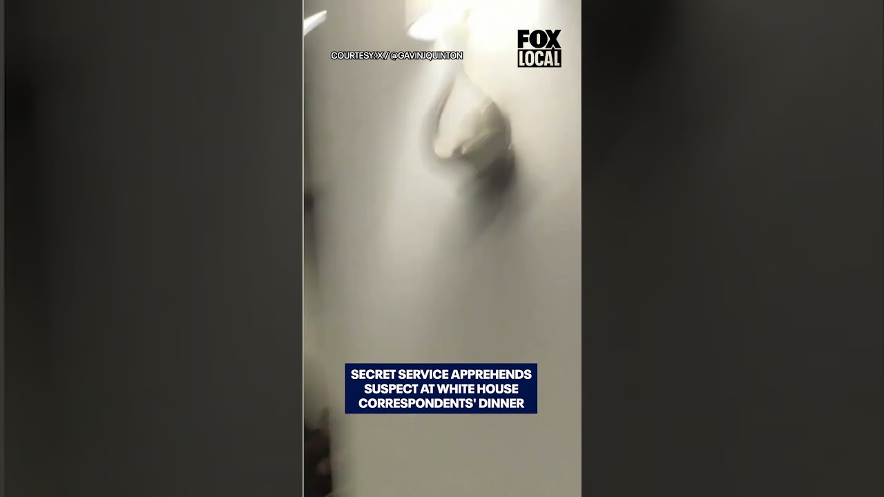 SECRET SERVICE APPREHENDS SUSPECT AT WHITE HOUSE CORRESPONDENTS' DINNER