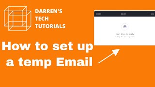 YouTube Thumbnail for How To setup a Temp Email