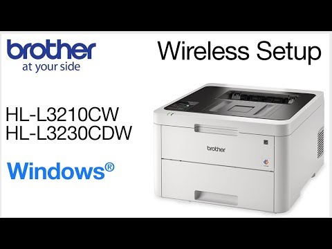 Thumbnail for Connect HL-L3230CDW to a Wireless Computer - Windows